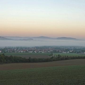 View of the Leinetal, Germany