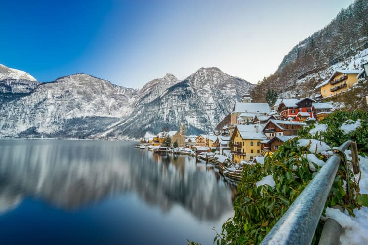 Village Hallstatt in Austria