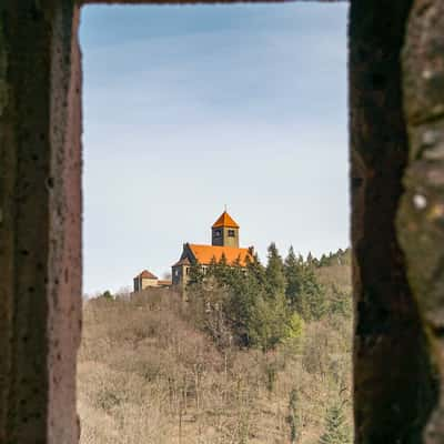 Wachenburg von der Burgruine Windeck, Germany