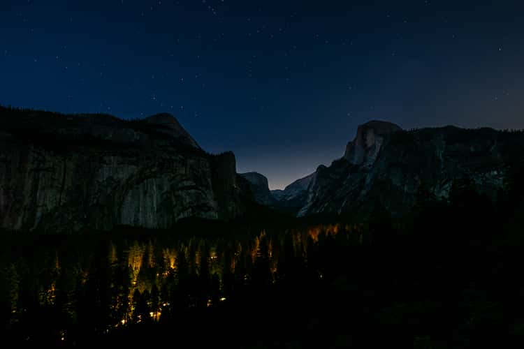 Yosemite Valley view - nearly unknown location