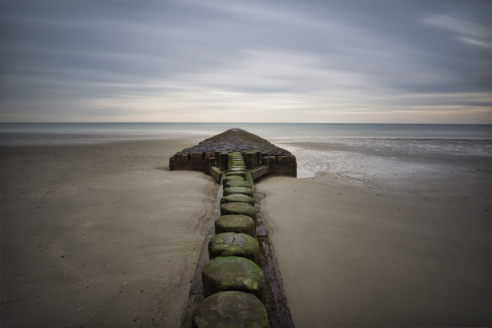 Evening mood on Norderney, Germany