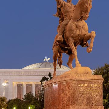Amir Timur Reiterstatue, Amir Timur Platz, Taschkent, Uzbekistan