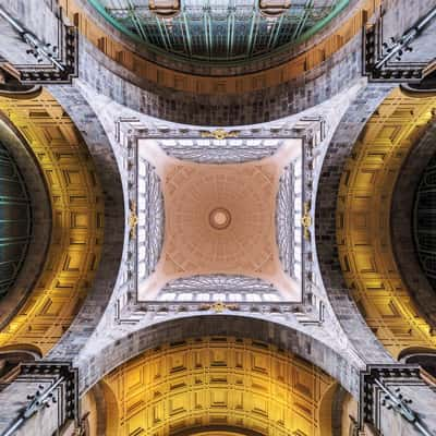 Ceiling of the Antwerp Central Station, Belgium