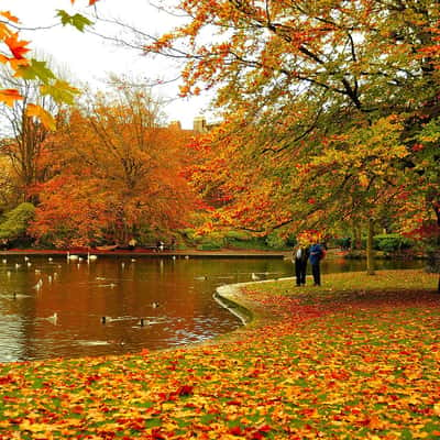 Autumn of St Stephen's Green, Dublin, Ireland