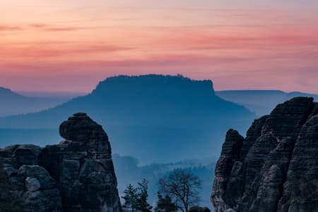 Bastei in Elbsandsteingebirge