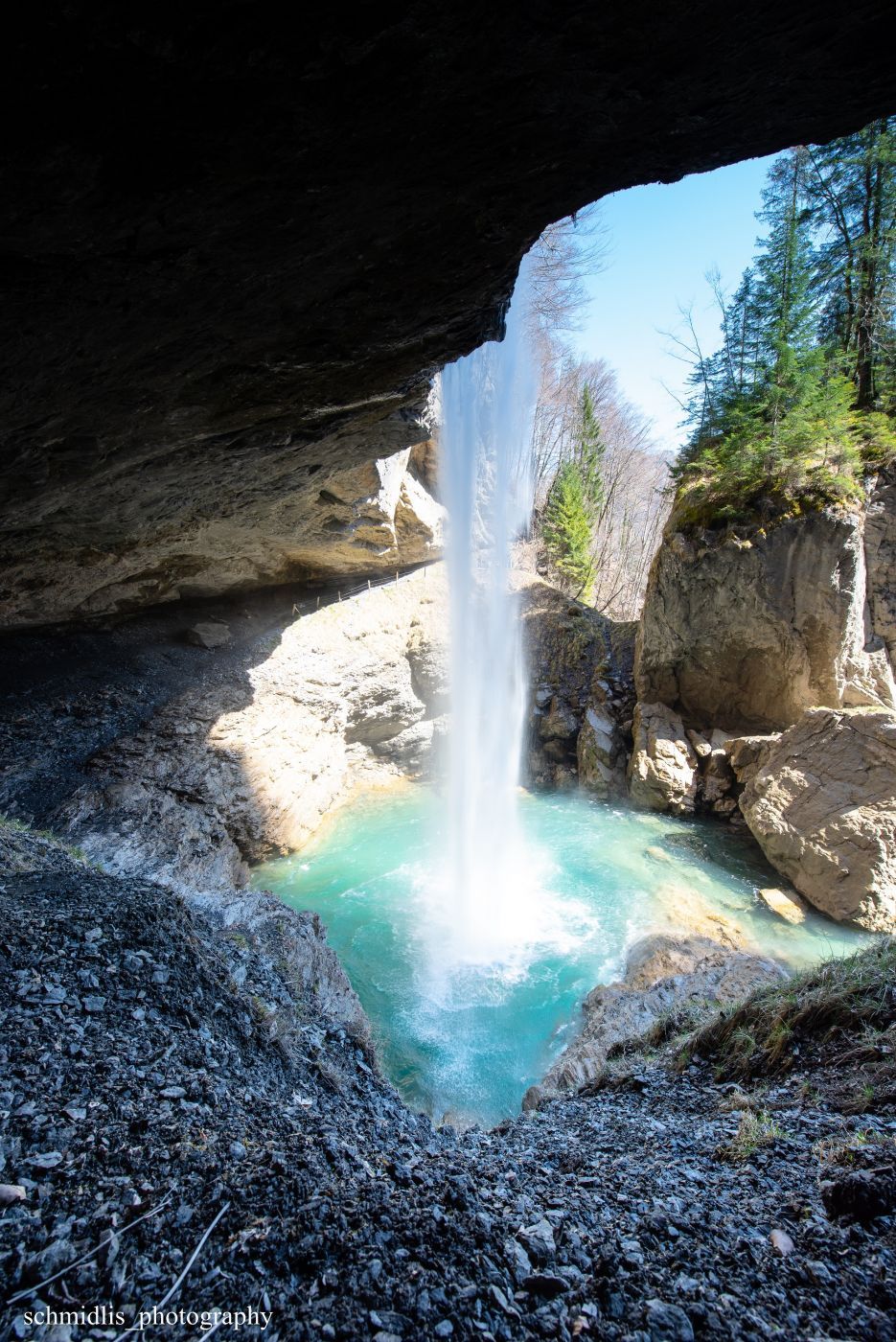 Bergli Stüber Waterfall, Switzerland