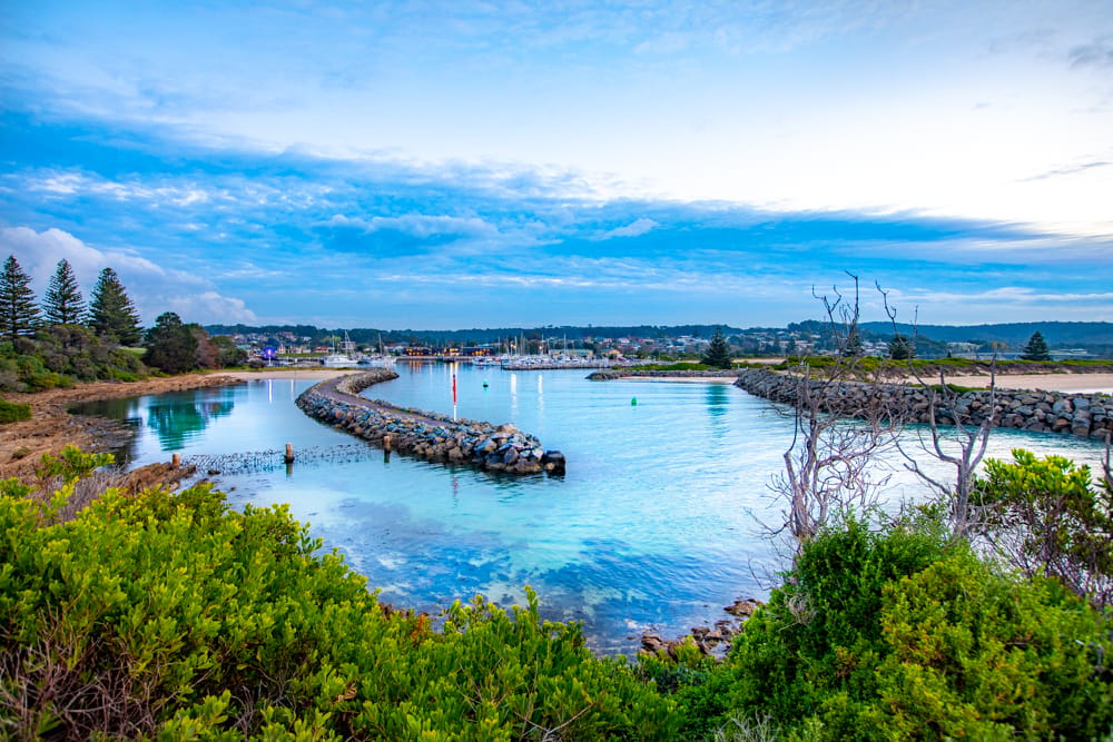 Bermagui  Wharf & Breakwater, New South Wales, Australia