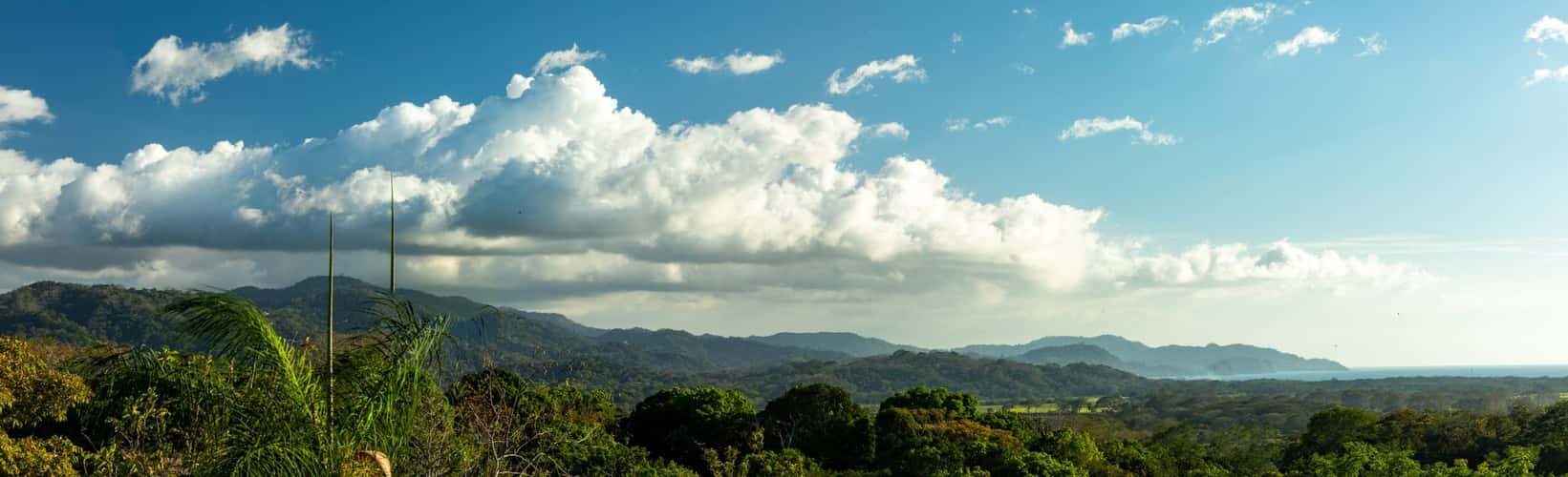 Blick auf dem pazifischen Ozean in Costa Rica