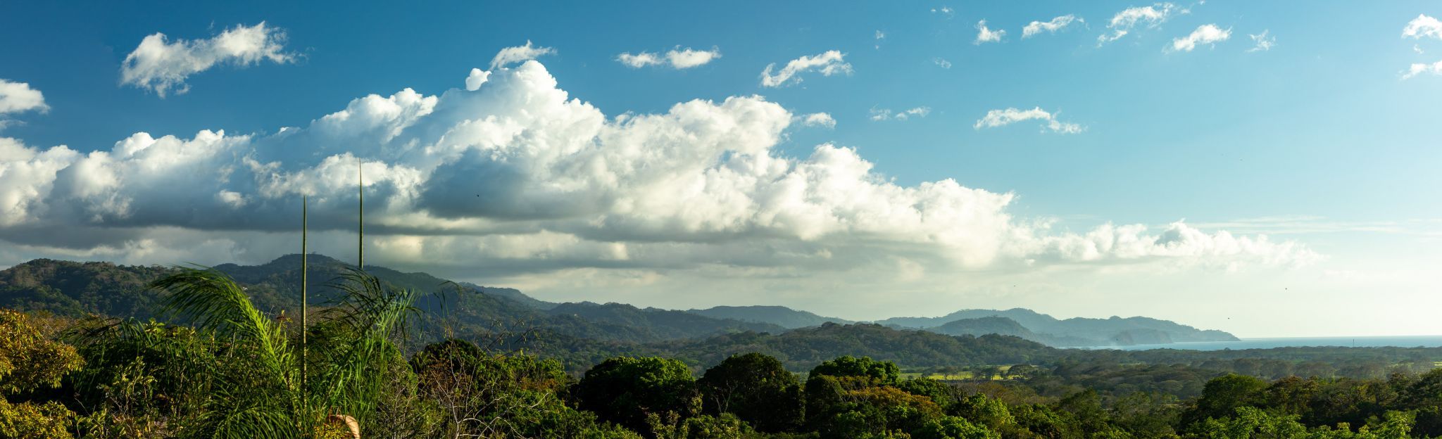 Blick auf dem pazifischen Ozean in Costa Rica, Costa Rica