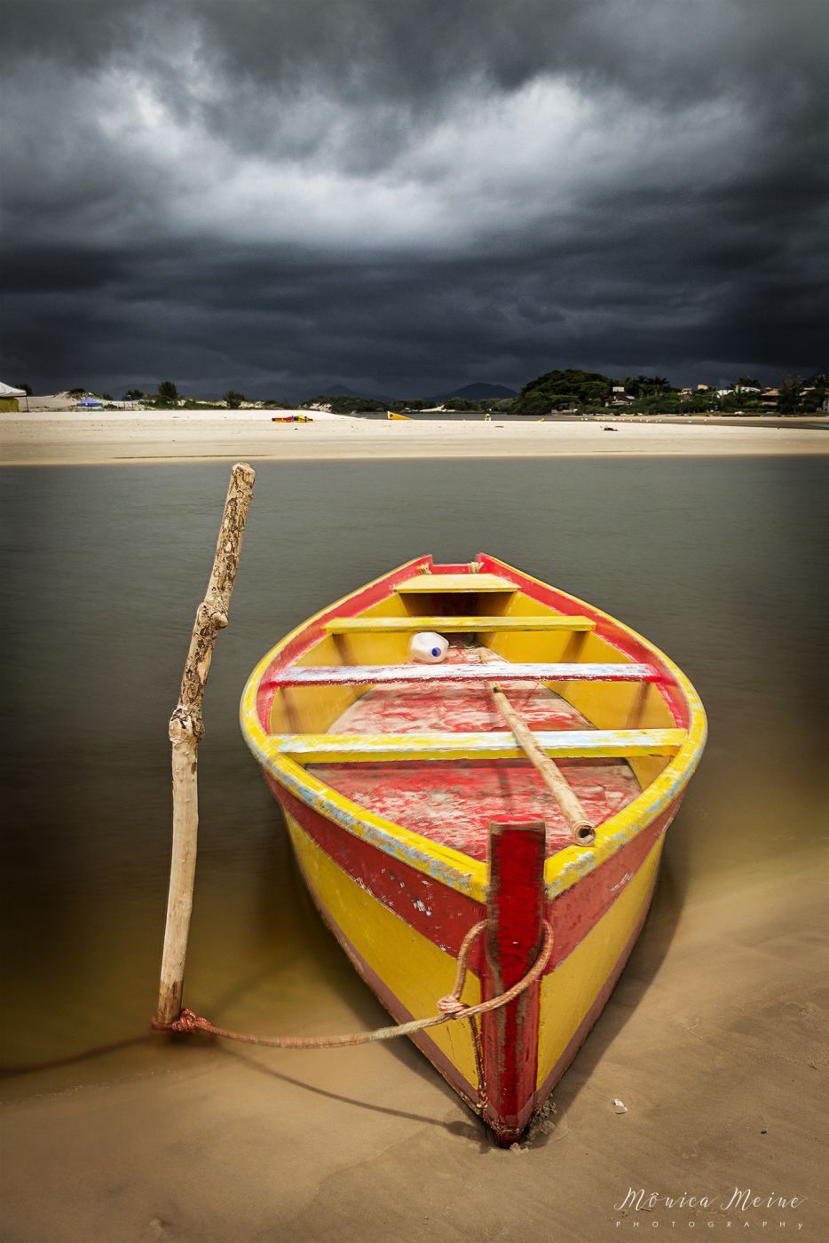 Boat and clouds, Brazil