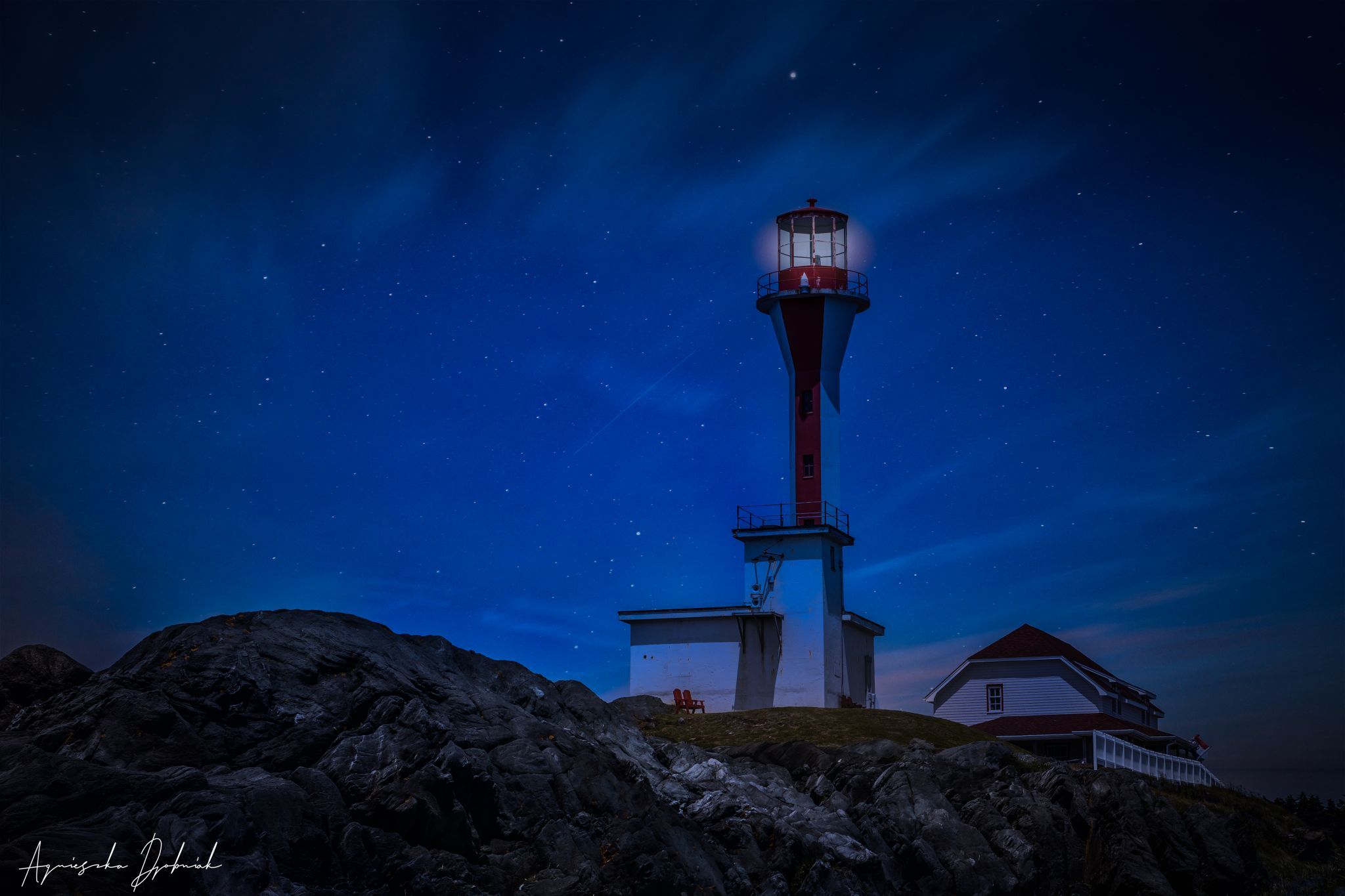 Cape Forchu Lighthouse, Nova Scotia, Canada