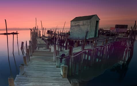 Carrasqueira at sunset