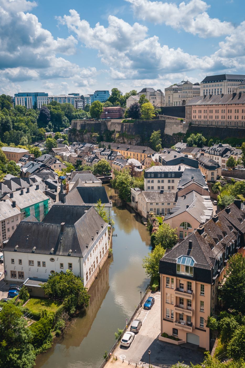 Saint-Jean-du-Grund view, Luxembourg city, Luxembourg