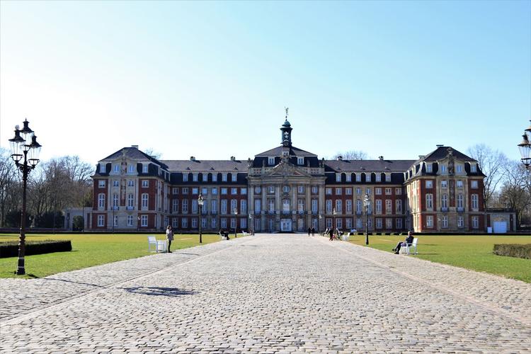 Das Fürstbischöfliche Schloss im westfälischen Münster