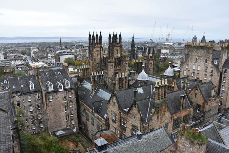 Edinburgh's roofs from Camera Obscura