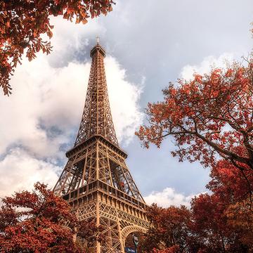 Eifel Tower from nearby, Paris, France
