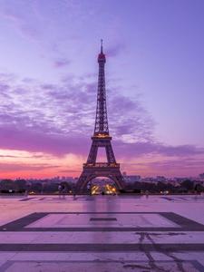 Eiffel Tower from Trocadero, Paris
