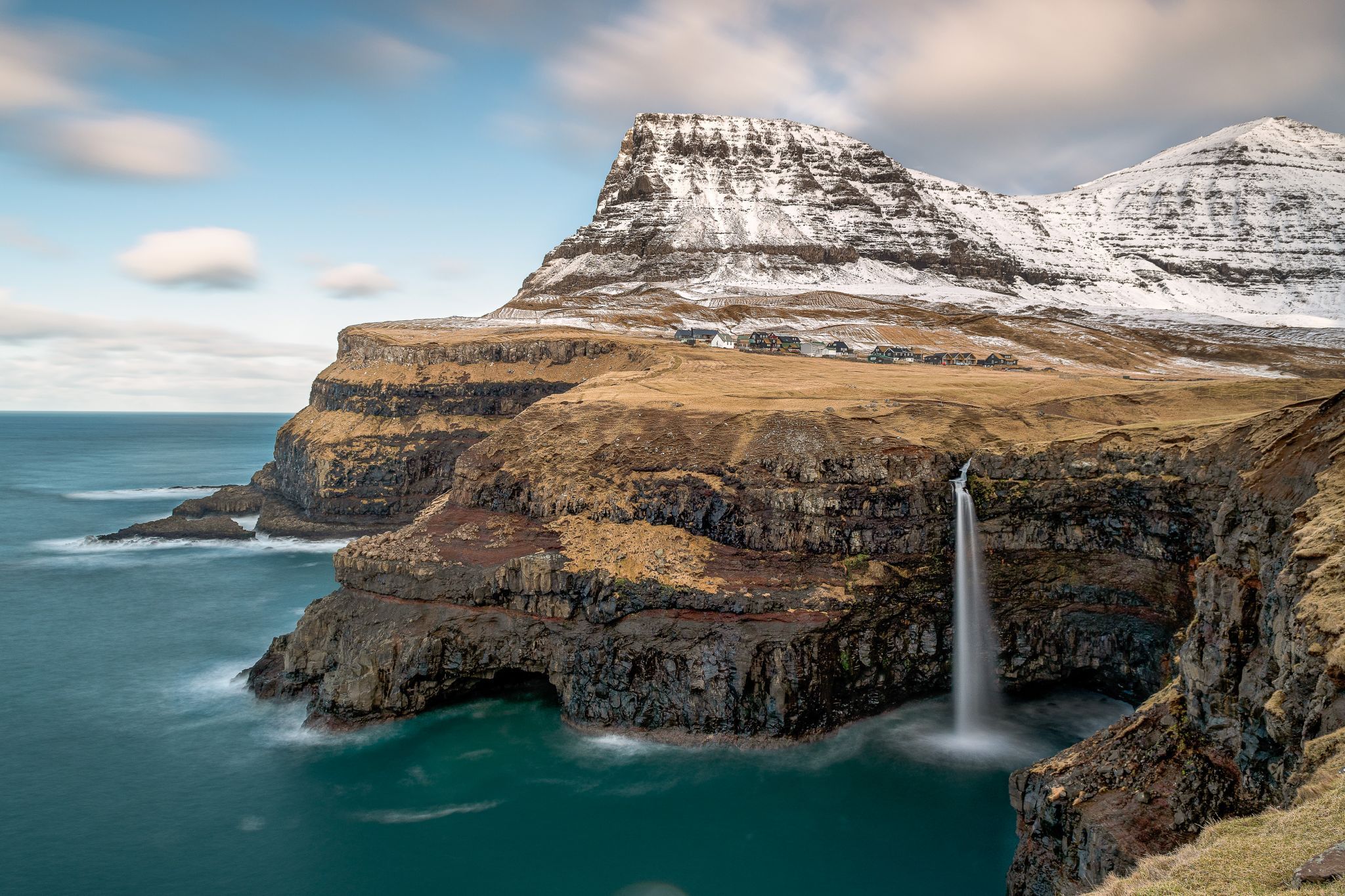 Múlafossur Waterfall, Faroe Islands