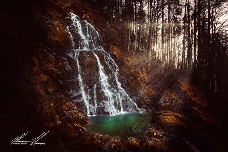 Giessbach waterfalls