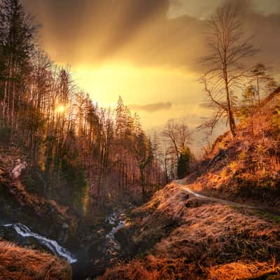 Giessbach waterfalls, Switzerland