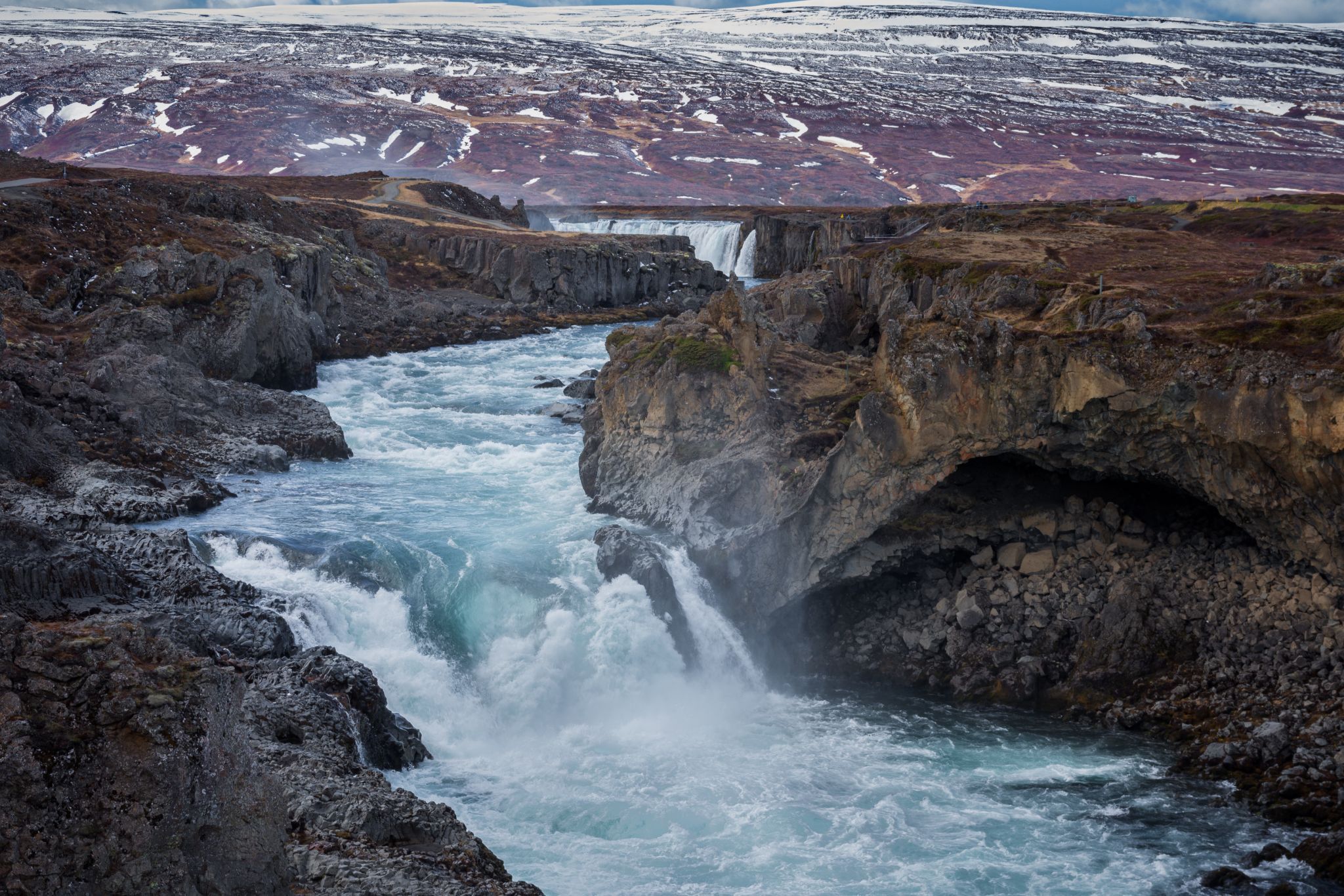 Godafoss Downstream, Iceland