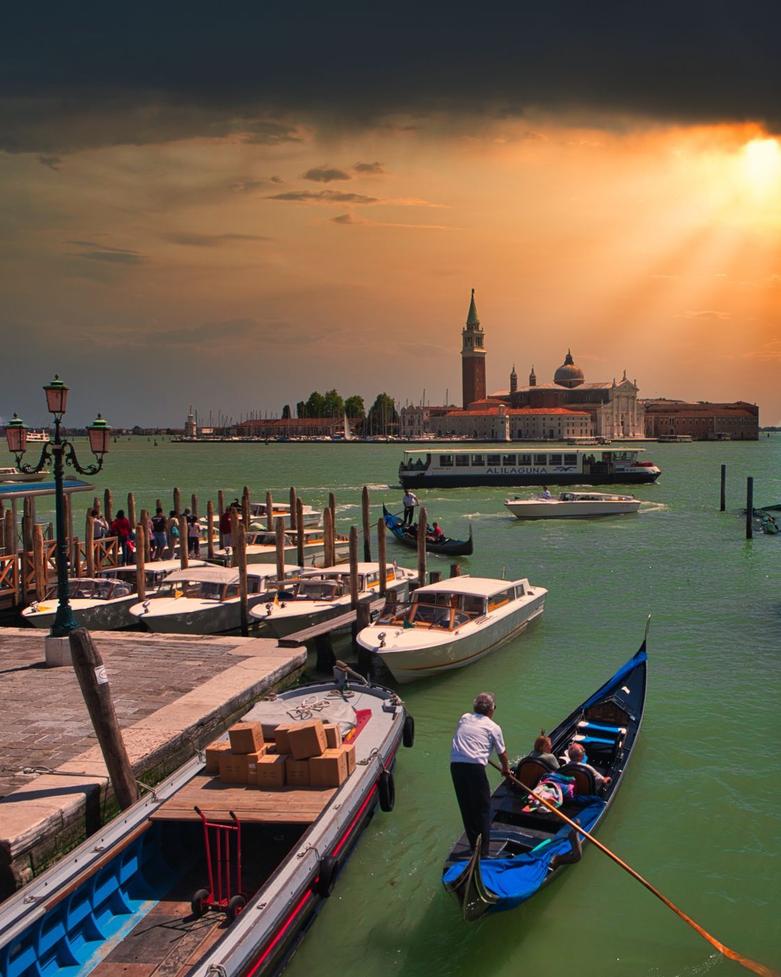 View to San Giorgio Maggiore, Venice, Italy