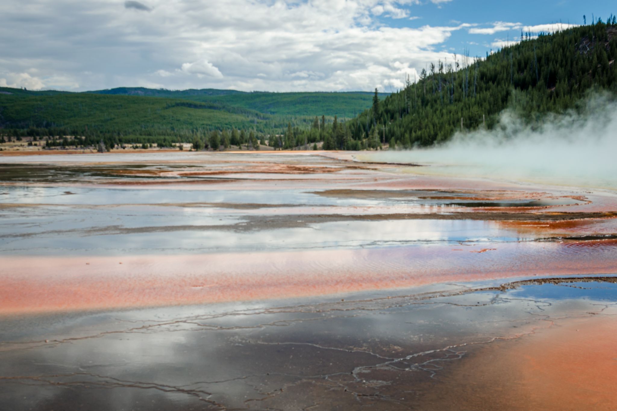 Grand Prismatic Spring, Yellowstone National Park, USA