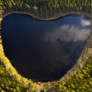 Heartshaped Lake, Linköping, Sweden