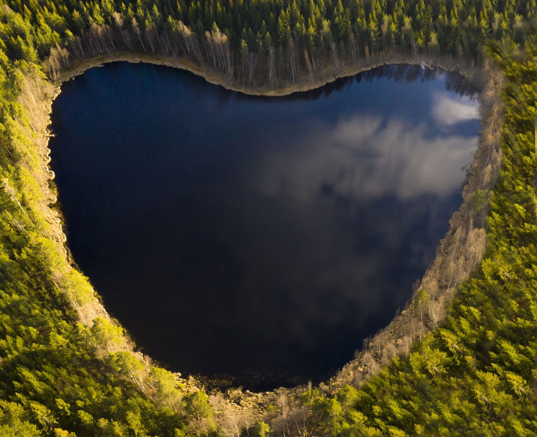 Heartshaped Lake, Linköping, Sweden