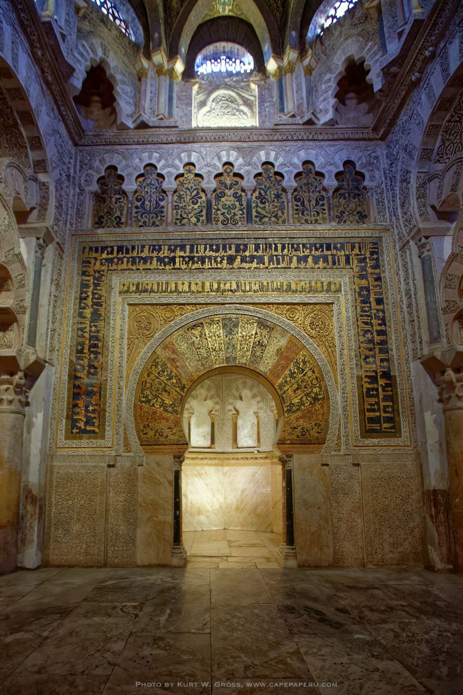 Interior of Mosque side of Mosque-Cathedral of Córdoba, Spain