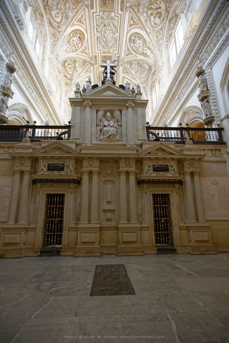Interior of Mosque side of Mosque-Cathedral of Córdoba, Spain