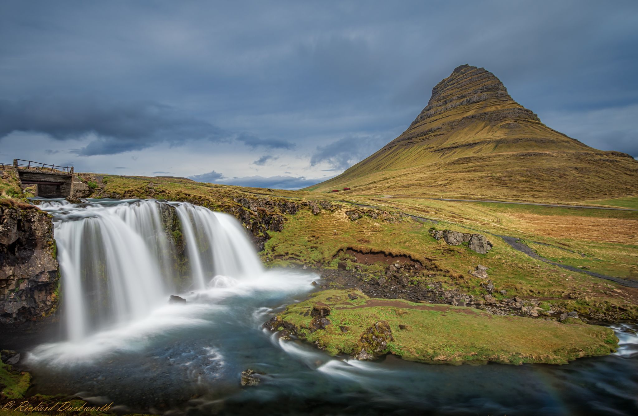Kirkjufell Waterfall with Kirkjufell, Iceland