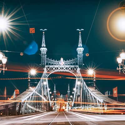 Liberty Bridge, Budapest, Hungary