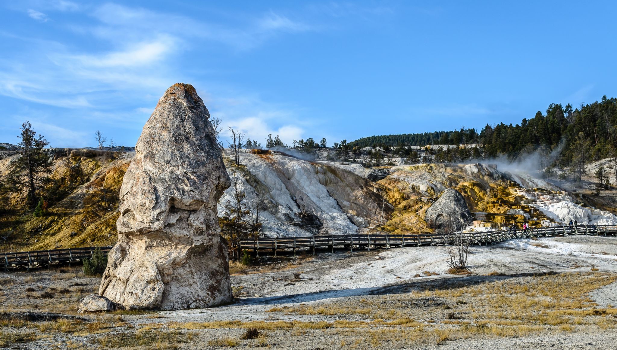 Liberty Cap, Yellowstone National Park, USA