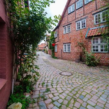 Lüneburg Old Town street, Germany
