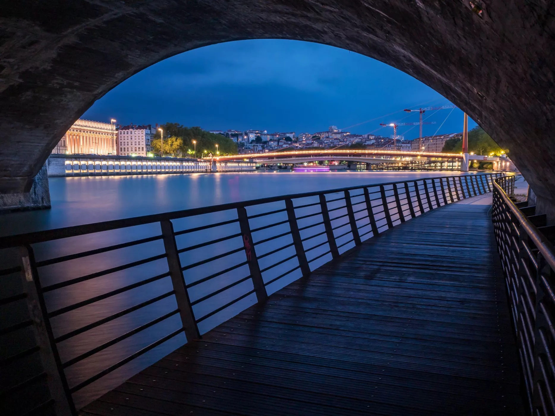 Lyon - Pont Bonaparte, France