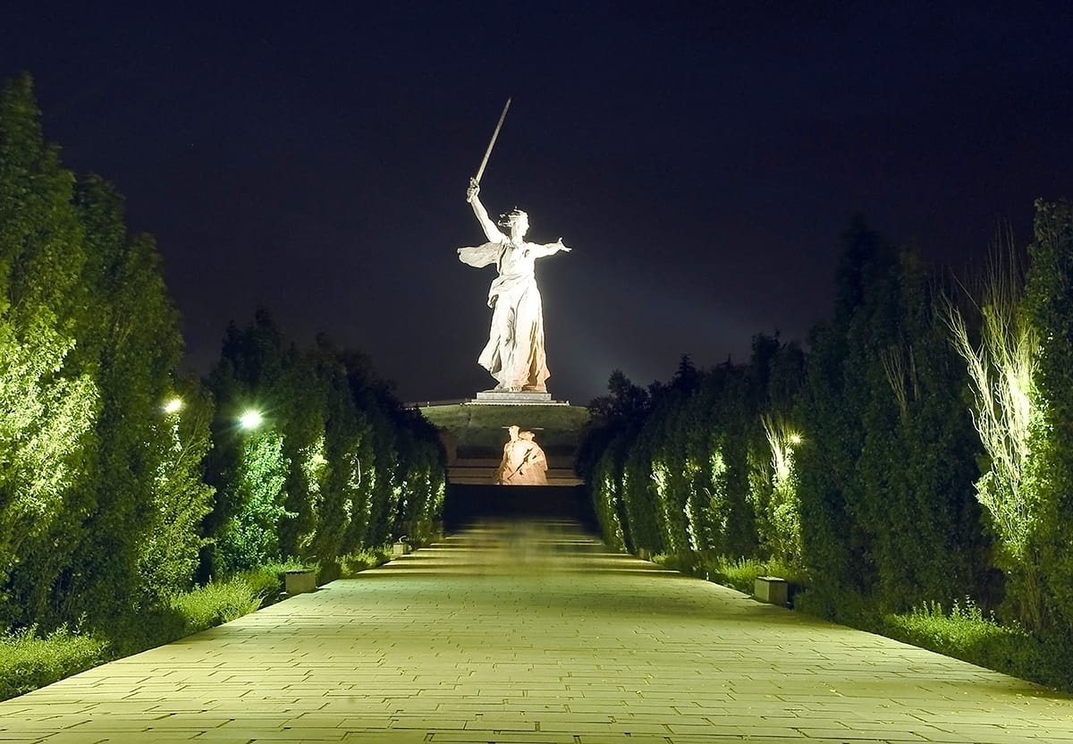 Mamayev Kurgan in Volgograd, Russia, Russian Federation