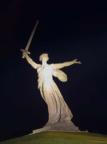 Mamayev Kurgan in Volgograd, Russia