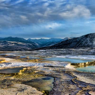 Mammoth Hot Springs, Yellowstone National Park, USA