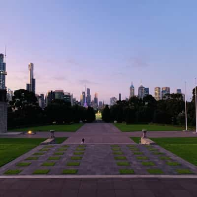 Melbourne at night, Australia