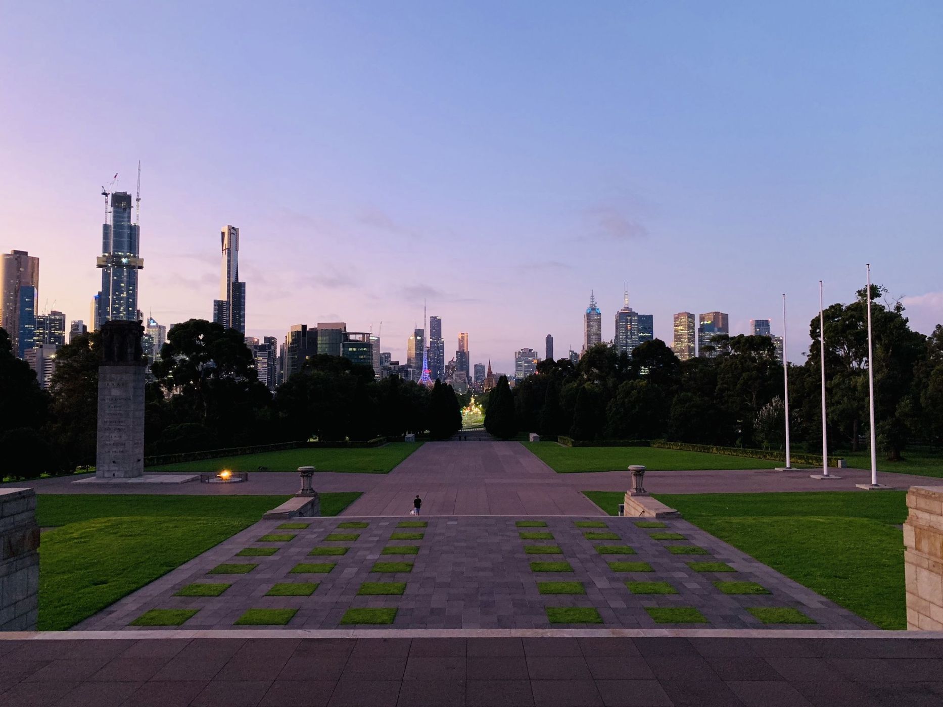 Melbourne at night, Australia