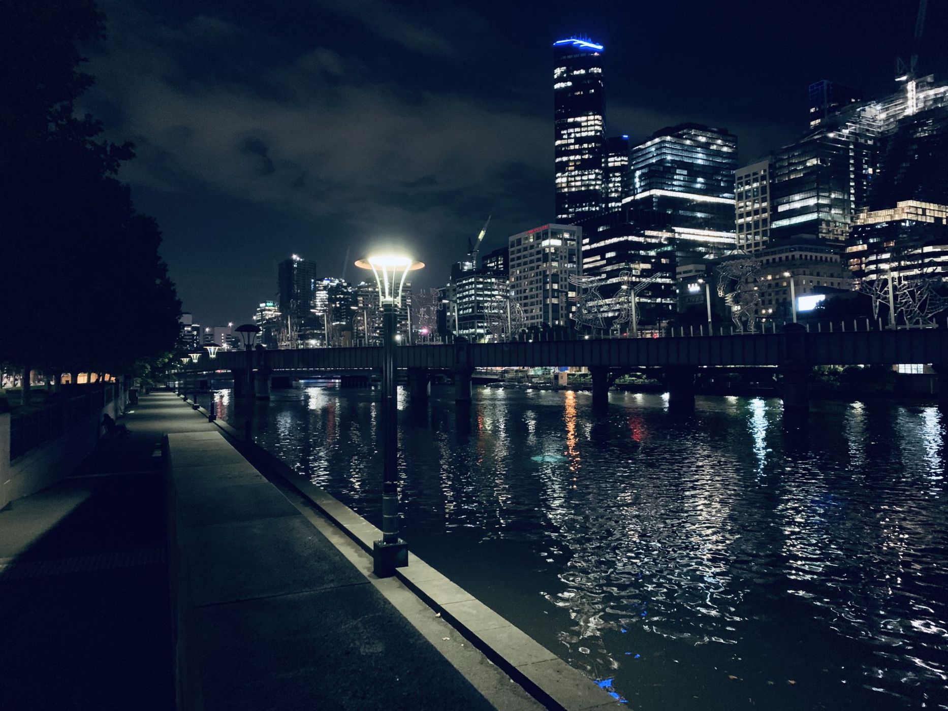 Melbourne at night, Australia