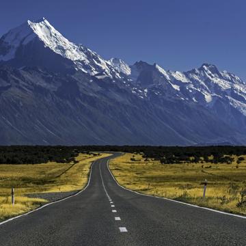 Mount Sefton-Mount Cook Highway, New Zealand