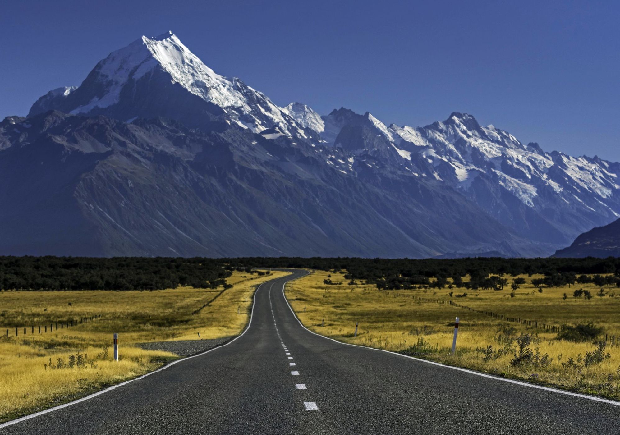Mount Sefton-Mount Cook Highway, New Zealand