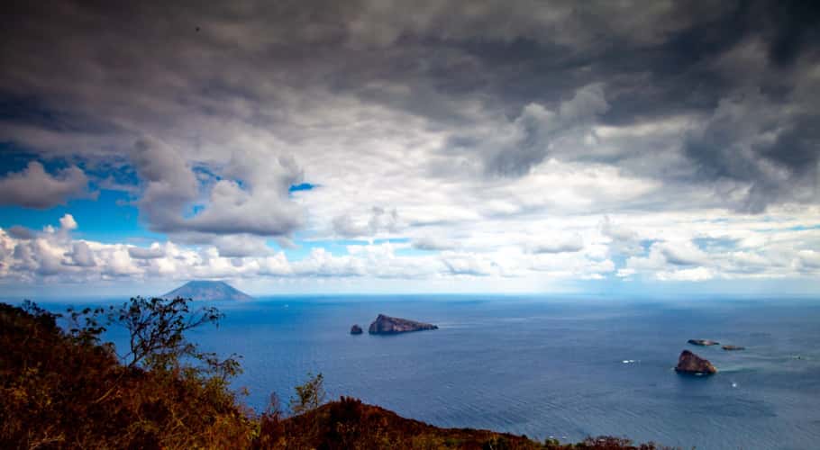 Panarea looking toward stromboli