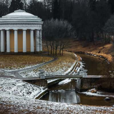 Pavilion 'Temple of Friendship' in Pavlovsky Park, Russian Federation