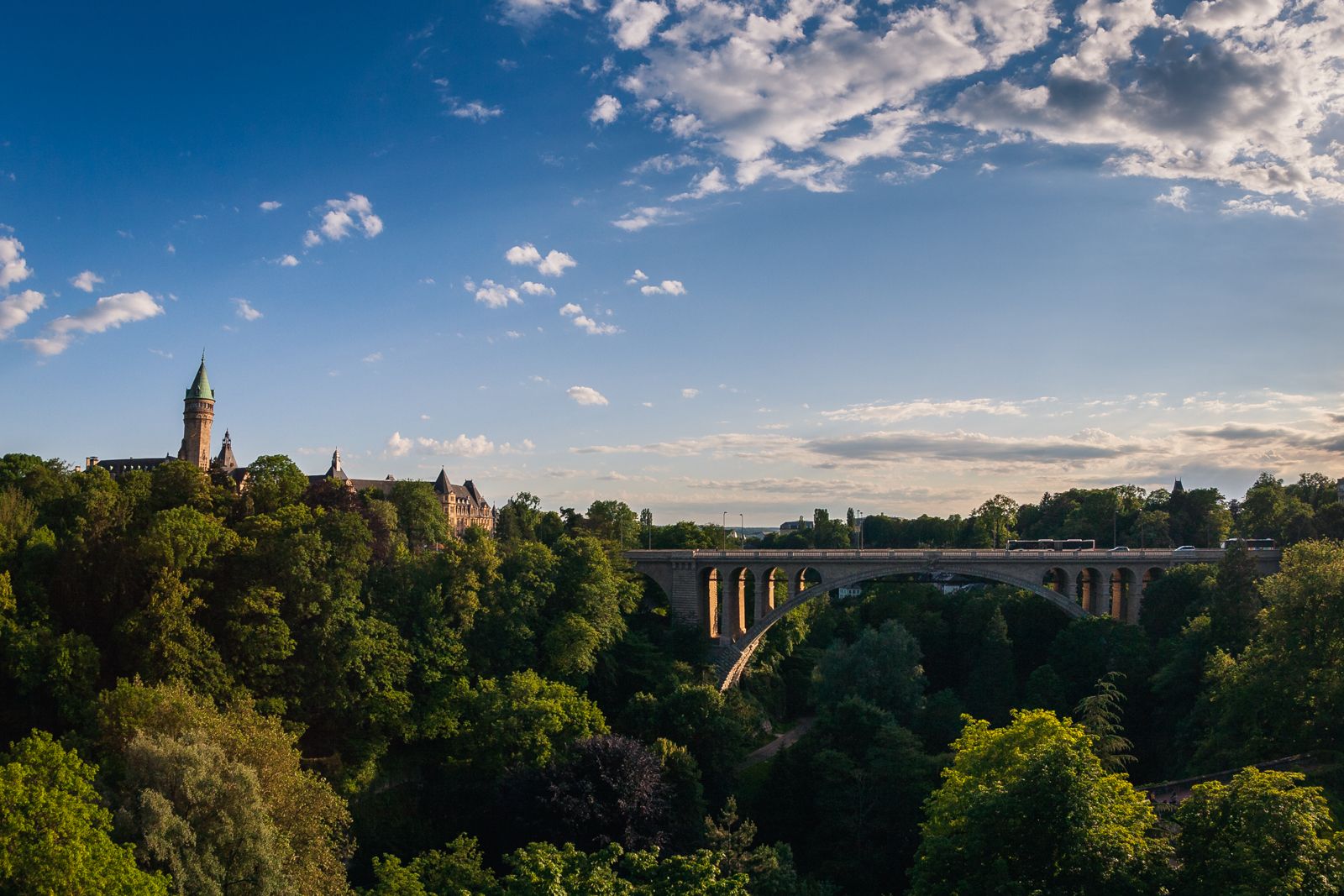 Plateau Bourbon view, Luxembourg City, Luxembourg