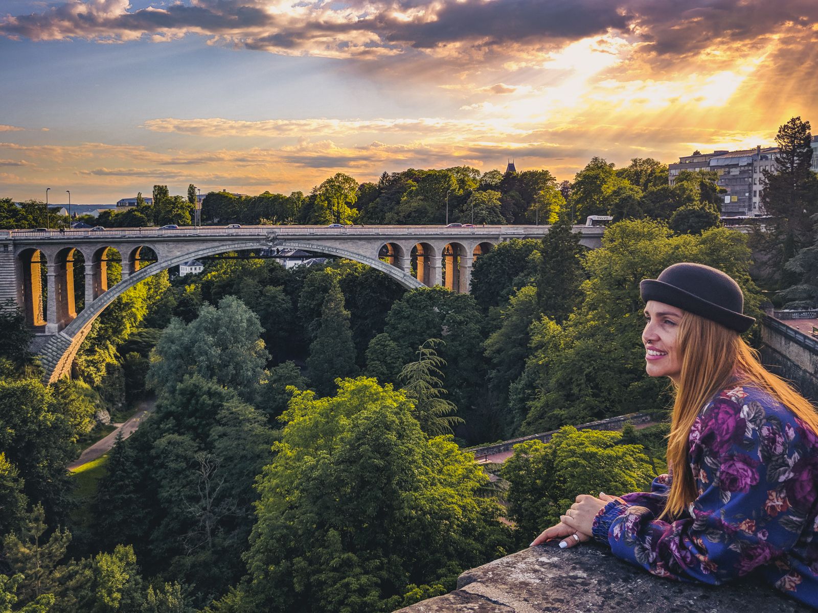 Plateau Bourbon view, Luxembourg City, Luxembourg