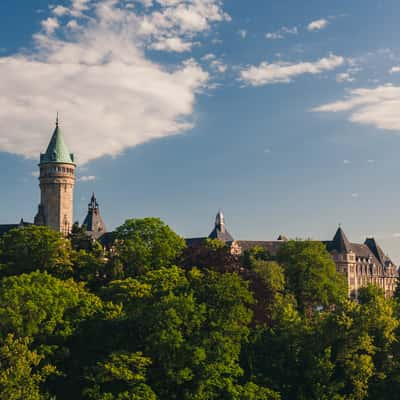 Plateau Bourbon view, Luxembourg City, Luxembourg