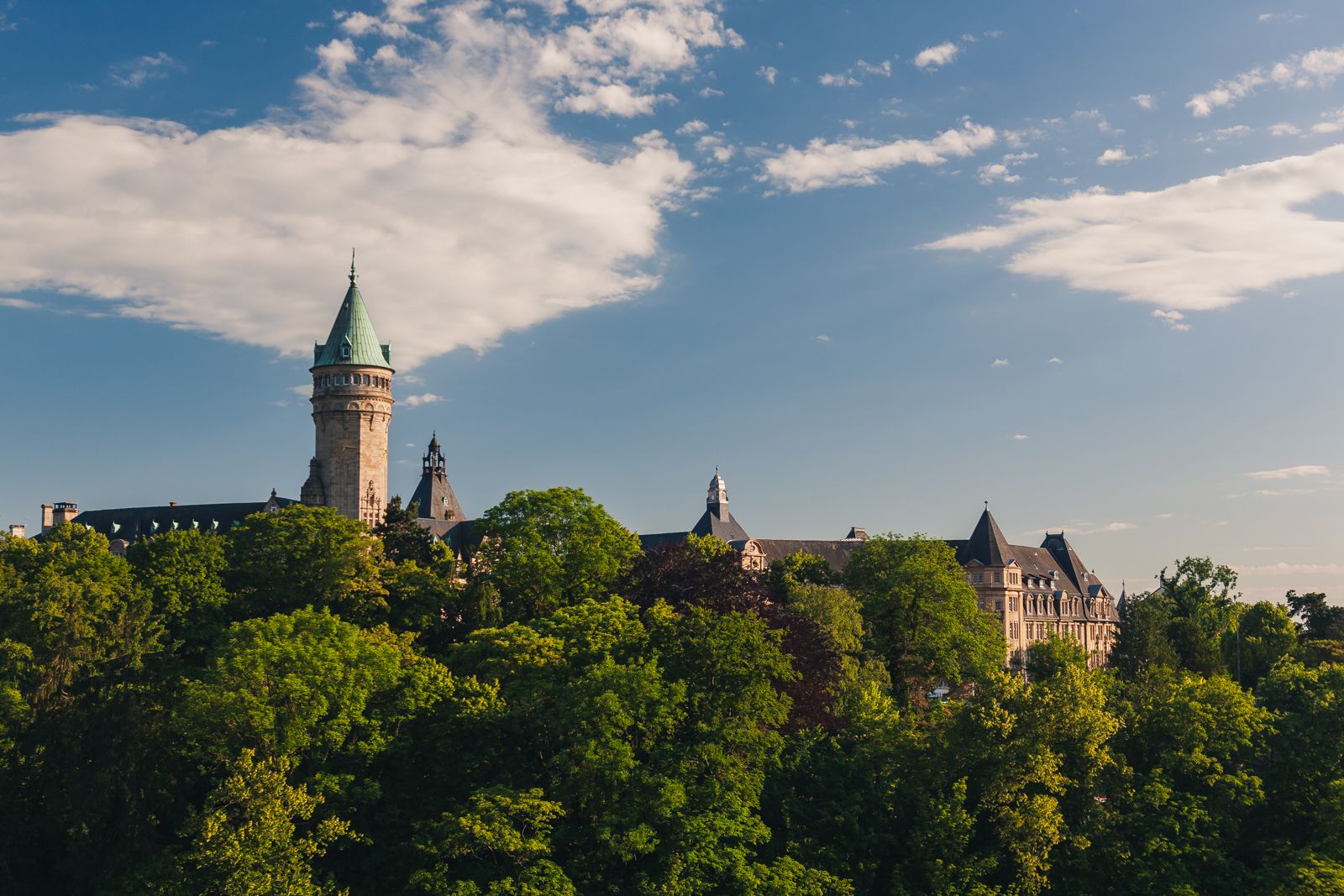 Plateau Bourbon view, Luxembourg City, Luxembourg